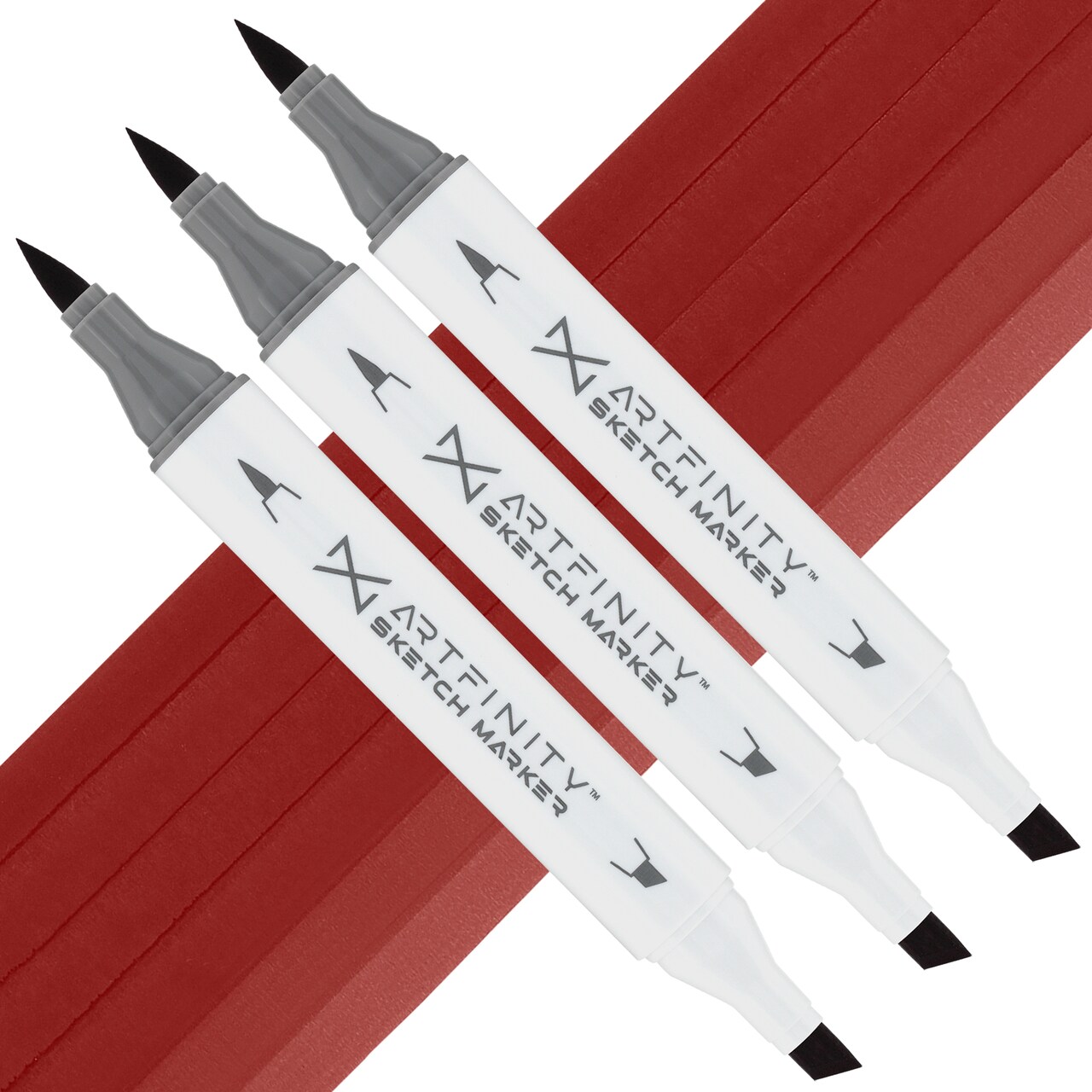 Artfinity Sketch Marker Sets - Set of 3 - Henna R8-7, Vibrant, Professional, Dye-Based Alcohol Markers for Artists, Drawing, Travel, & More